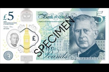 Kral Charles banknotları 2024'ün ortasında basılacak
