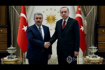 Cumhurbaşkanı Erdoğan, Destici ile görüşüyor