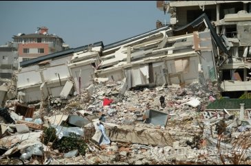 Molozlar kaldırıldıktan sonra Hatay görüntülendi 