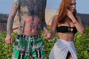 Oyuncu Megan Fox ile nişanlısı şarkıcı Machine Gun Kelly barıştı