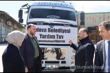Yalova deprem bölgesine 3 bin erzak kolisi yolladı