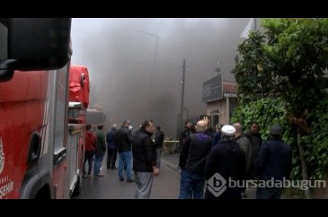 Halı imalathanesinde yangın çıktı!