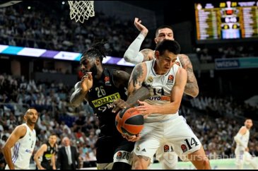 Real Madrid-Partizan maçında yumruk yumruğa kavga