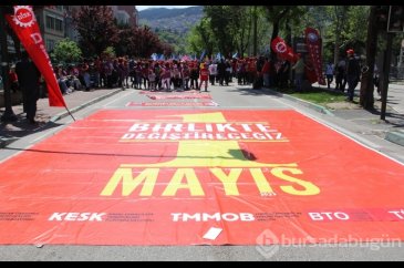 Bursa'da 1 Mayıs coşkuyla geçti