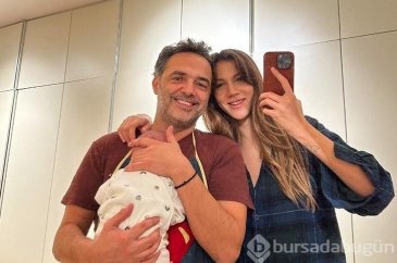 Arda Türkmen'in eşi Melodi Elbirliler minik bebeğini evde bırakıp t...