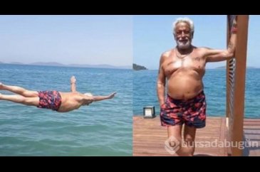 Şarkıcı Fedon denize düştü