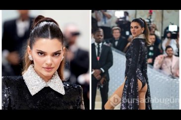 Kendall Jenner'ın MET Gala parti tarzıyla olay oldu