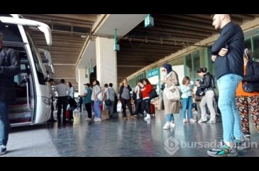 Otogarda seçim hareketliliği!