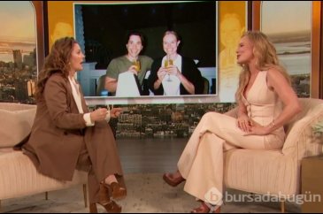 Drew Barrymore eski sevgilisinin yeni nişanlısıyla programda buluştu
