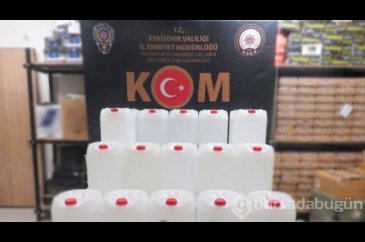 Eskişehir'de sahte içki operasyonu