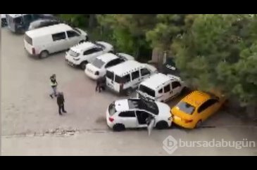 Otopark görevlisini otomobille ezdi!