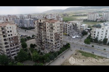 Adıyaman'da ağır hasarlı binaların yıkımına geçildi