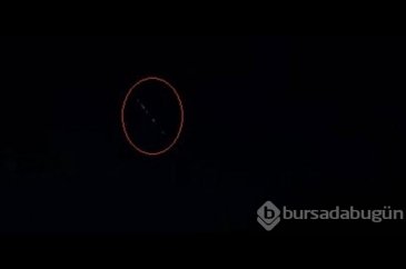 Bir anda gökyüzünde belirdi: Görenler telefona sarıldı