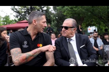 Fatih Terim ve Marco Materazzi depremzede çocuklar için buluştu