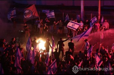 İsrail'in protestolarındaki hararetli görüntüler