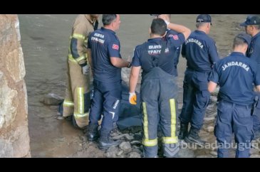 Bursa'daki dere yatağında bir cesedi cansız manken sandı
