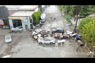 İstanbul'daki sel bilançosu böyle görüntülendi