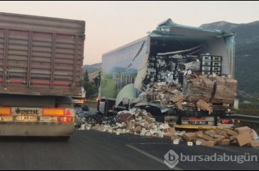 Bursa Ankara otobanında kaza!