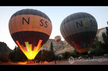 Sıcak hava balonları, Kayseri semalarında süzülüyor