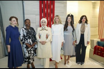 Emine Erdoğan Anadolu tekstilini devlet başkanlarının eşlerine tanıttı