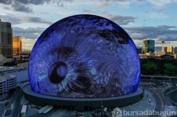 Las Vegas'ta dünyanın en büyük LED küresi MSG Sphere