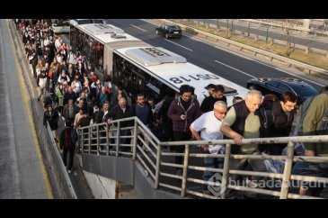 İstanbul'da trafik yoğunluğu