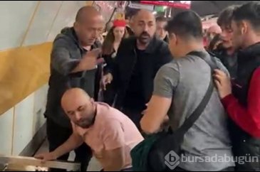 Metroda tartıştığı kadın yolcuya yumruk attı!
