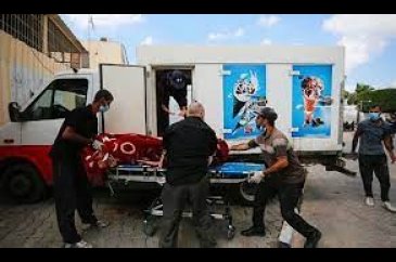 Gazze Şeridi'nde dondurma kamyonları morg oldu