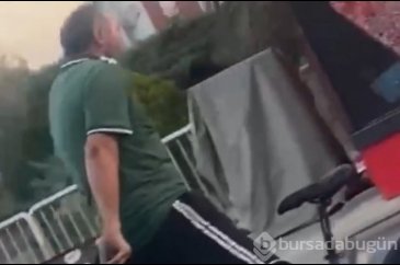 Bursa'da bisikletini tersten süren adam şaşkınlık yaşattı