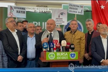 Bursa Kent Konseyi, Filistin için bir araya geldi
