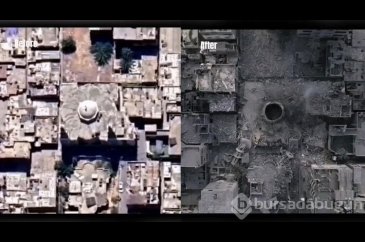 Gazze'nin öncesi ve sonrası fotoğraflara yansıdı
