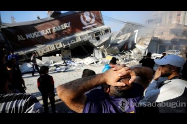 İsrail, Nuseyrat Kampı'ndaki bir fırını bombaladı
