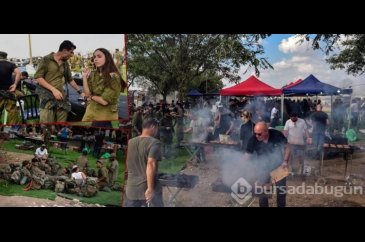 İşte İsrail askerlerinin kamp görüntüleri!