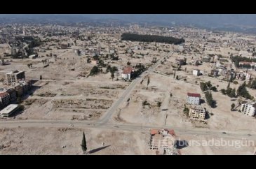 Hatay'da binaların yerini araziler aldı! 