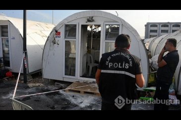 Konteyner kentte, akıma kapılıp öldü
