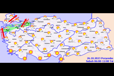 Meteoroloji saat verdi! Sağanak yağış geliyor
