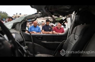 Gazze'deki Nasır Hastanesi'nde cuma namazı kılındı
