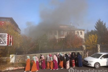 Kız Kur'an kursunda yangın: 6 çocuk dumandan etkilendi
