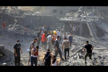 İsrail, Gazze'nin kuzeyindeki Cibaliya Mülteci Kampı'nı yine vurdu
