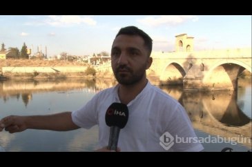 Tunca Nehri'ni kuraklık ve duyarsızlık vurdu!