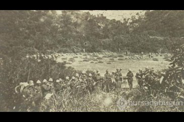 Atatürk'ün yönettiği 19'uncu Tümen'e ait bando, mızıkanın fotoğrafı...