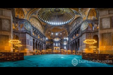 Ayasofya Camii'nin detayları fotoğraf karelerine yansıdı
