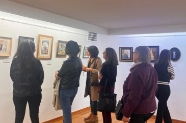 Dünyaca ünlü ressamların tabloları nakışla yeniden hayat buldu
