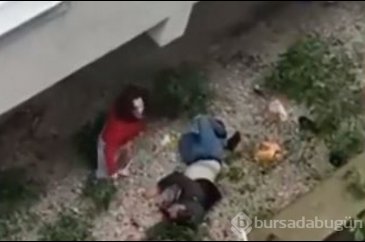 Bursa'da bir kadın erkeğe şiddet uyguladı