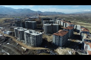 Malatya Doğanşehir'de deprem konutlarından 350'si teslimata hazırla...