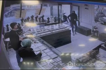 Bursa'da saniyeler içerisinde kuyumcuyu soymuştu, 24 saat geçmeden ...