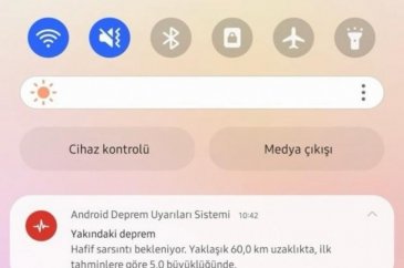 Android sistemi bulunan cep telefonları depremleri nasıl önceden bi...