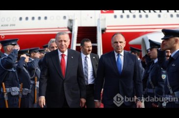 Cumhurbaşkanı Erdoğan, Yunanistan Cumhurbaşkanı Sakelaropulu ile bi...