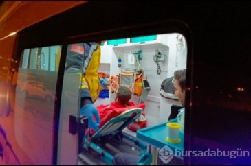 Bursa'da alkollü genç kendini kesici aletle yaraladı!