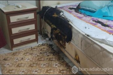 Kastamonu'da elektrikli battaniye patladı!